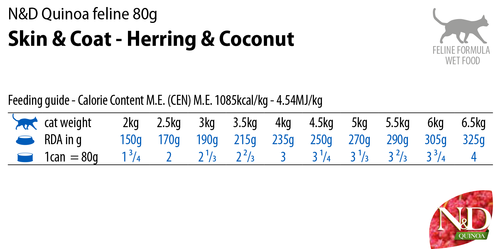 Farmina Wet N&D Cat GF Quinoa Herring & Coconut